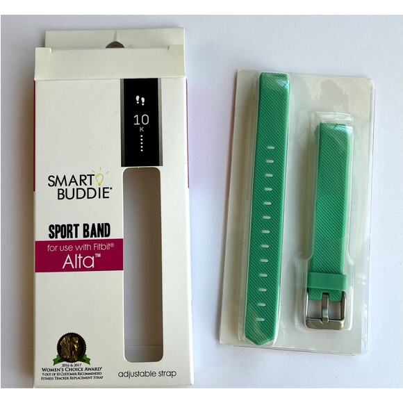 Smart Buddie Sport Band Green Fitbit Alta New - Picture 4 of 5